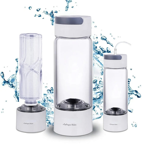 Smart High Purity Hydrogen Generator Water Bottle Glass SPE PEM Technology Machine